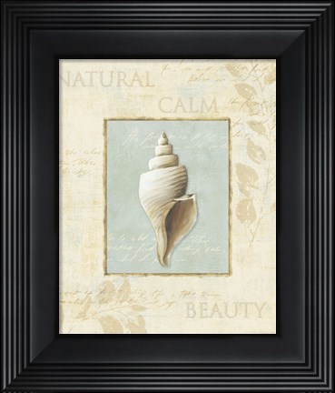 Framed Soothing Words Shells I Print