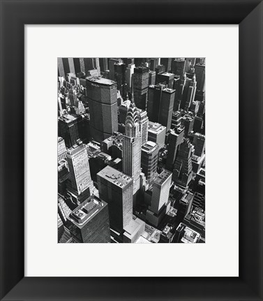 Framed Chrysler Building Print