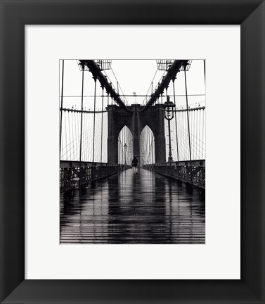 Framed Brooklyn Bridge Print