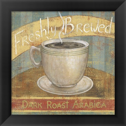 Framed Fresh Brew I Print