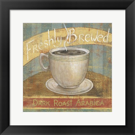 Framed Fresh Brew I Print