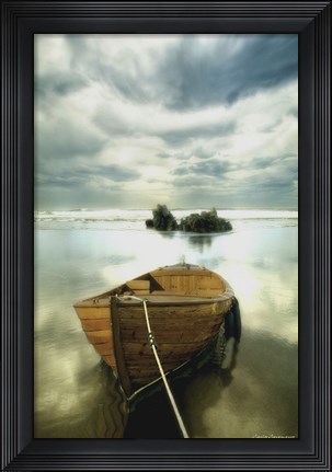 Framed Old Boat Print