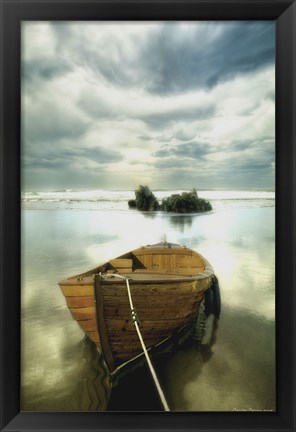 Framed Old Boat Print