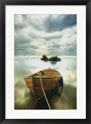 Framed Old Boat Print