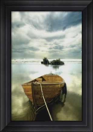 Framed Old Boat Print