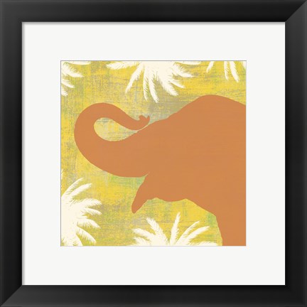 Framed Elephant Print