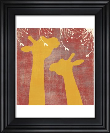Framed Giraffe Print