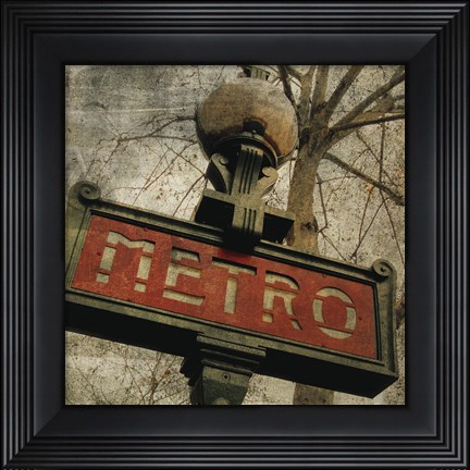Framed Metro II Print