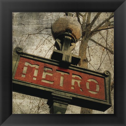 Framed Metro II Print