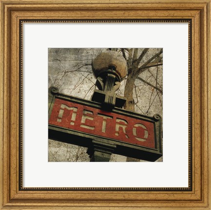 Framed Metro II Print