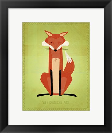 Framed Crooked Fox Print