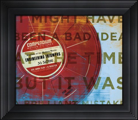 Framed Brilliant Mistake Print