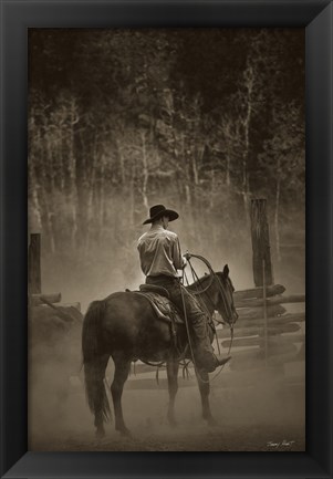 Framed Lost Canyon Cowboy Print