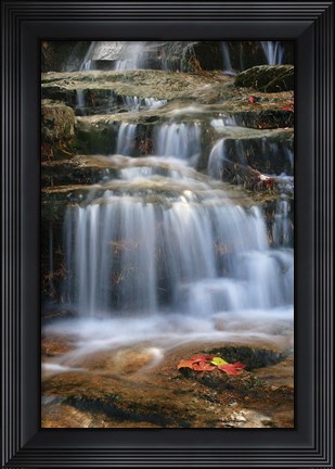 Framed Waterfall Whitecap Stream Print