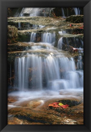 Framed Waterfall Whitecap Stream Print