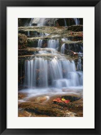 Framed Waterfall Whitecap Stream Print