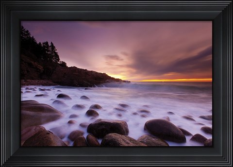 Framed Dawn Monument Cove Print