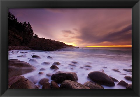 Framed Dawn Monument Cove Print