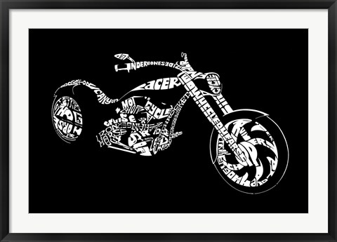 Framed Custom Chopper Print