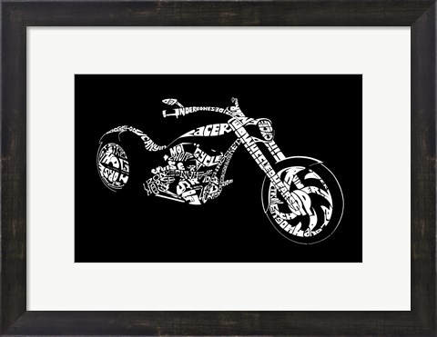 Framed Custom Chopper Print