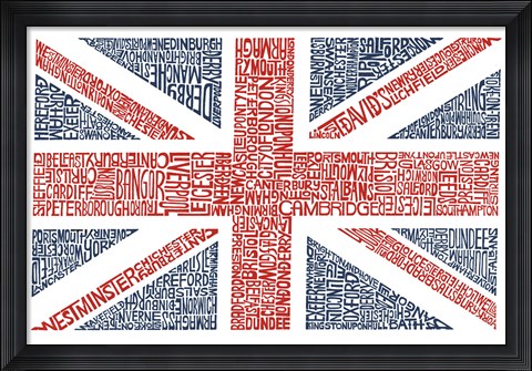 Framed Union Jack Print