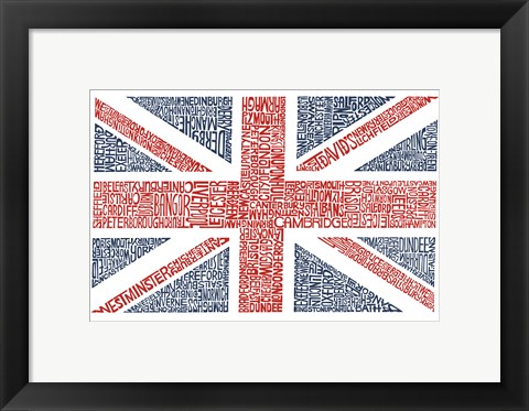 Framed Union Jack Print