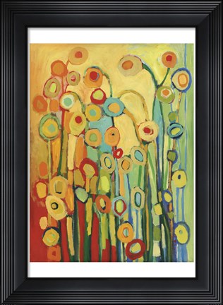 Framed Dance of the Poppy Pods Print