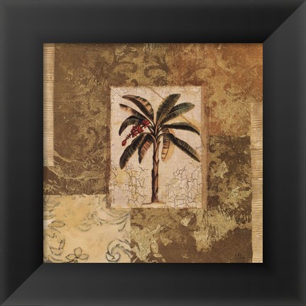 Framed Palm Patchwork II Print