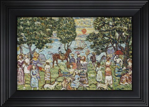 Framed Sunset, about 1915-18 Print