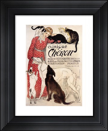 Framed Clinique Cheron Print