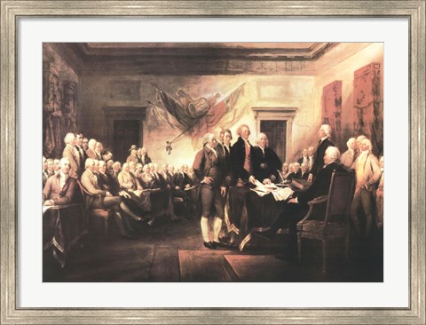 Framed Declaration of Independence Print