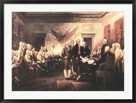 Framed Declaration of Independence Print