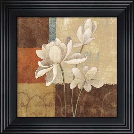 Framed Fiori I Print