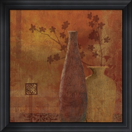 Framed Gold &amp; Spice II Print