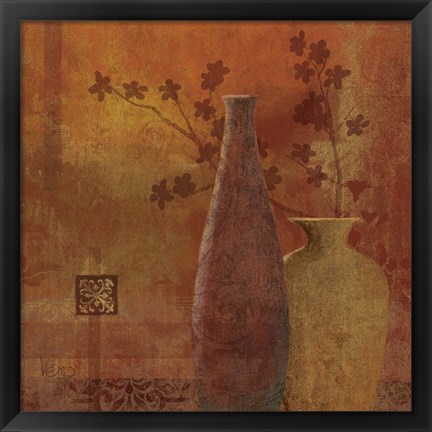 Framed Gold &amp; Spice II Print