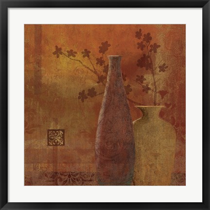 Framed Gold &amp; Spice II Print