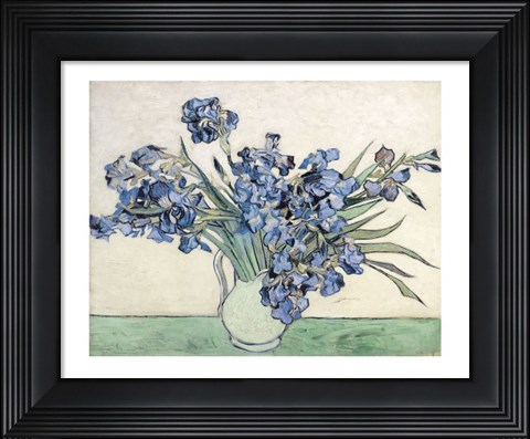 Framed Irises Print