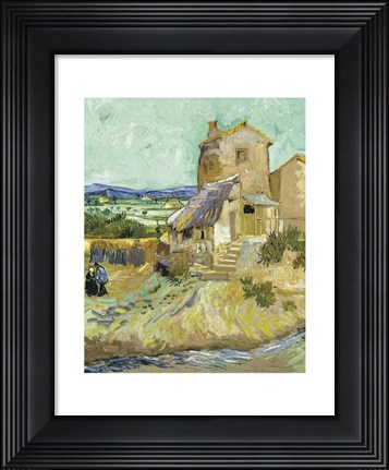 Framed Old Mill, 1888 Print