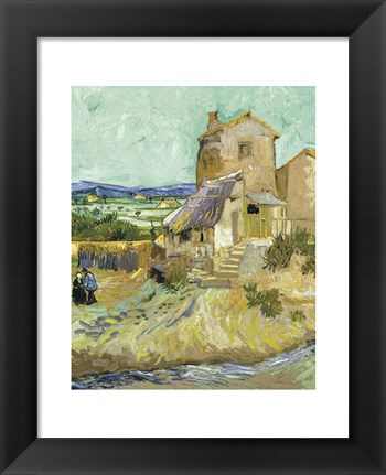 Framed Old Mill, 1888 Print