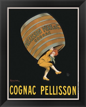 Framed Cognac Pellisson Print