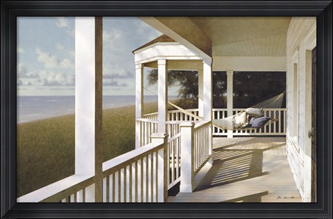 Framed Sunlit Hammock Print