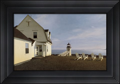 Framed Island View Print