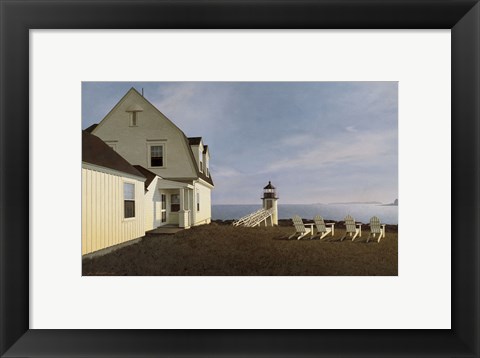 Framed Island View Print