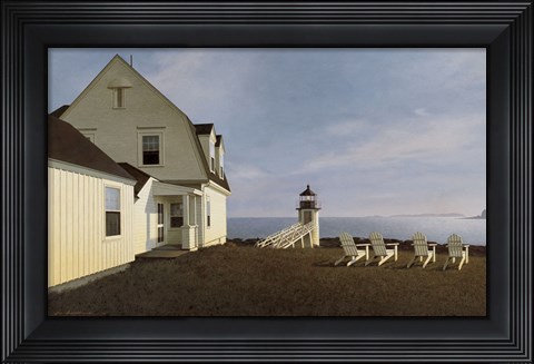 Framed Island View Print