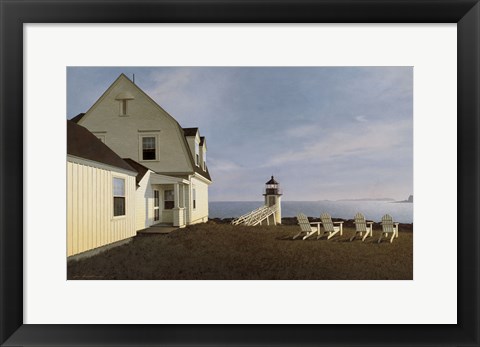 Framed Island View Print