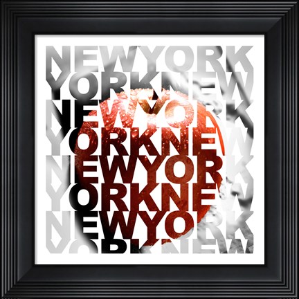 Framed New York – Big Apple Print
