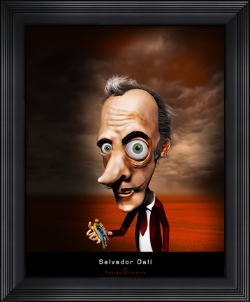 Framed Salvador Dali Print