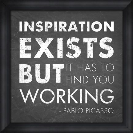 Framed Inspiration Quote Print