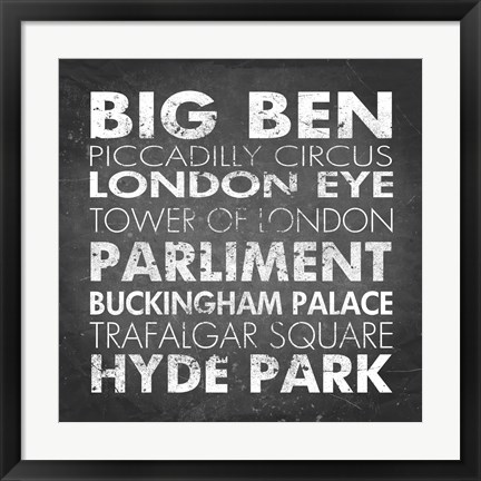 Framed London Print