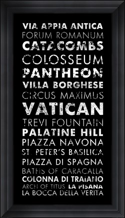 Framed Rome II Print